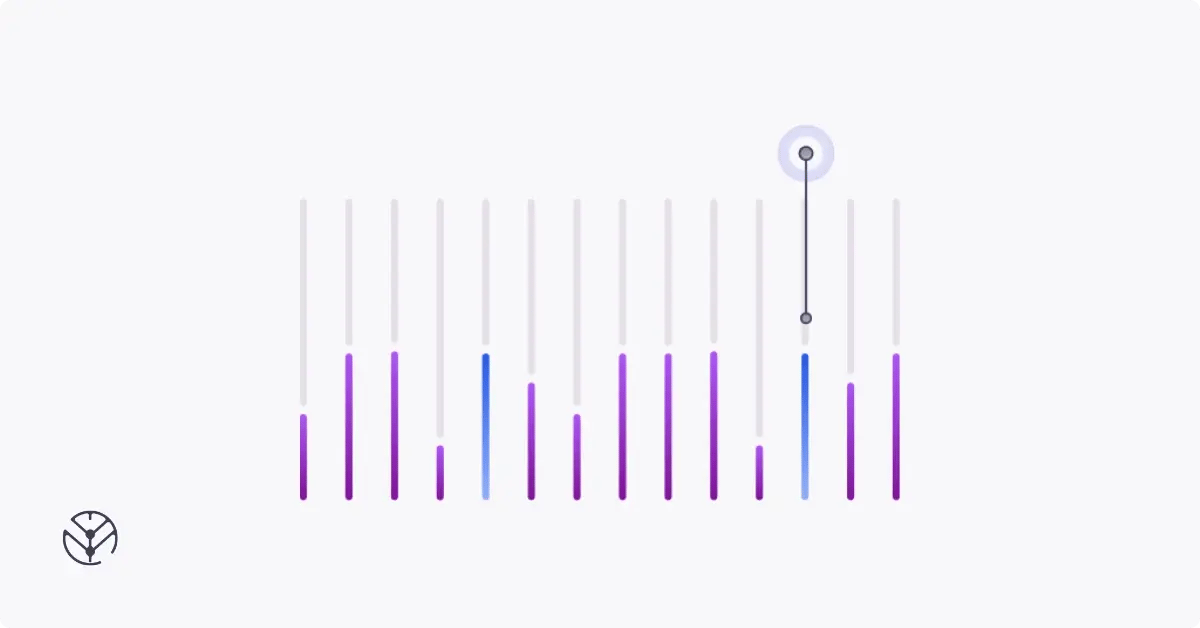 Abstract image with purple lines representing a scanner