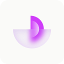 Abstract semi circles 2 pink