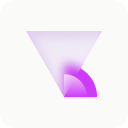 Abstract triangle pink