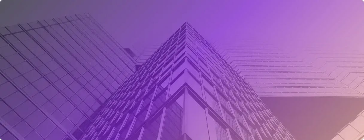 Photo of skyscrapers taken from below